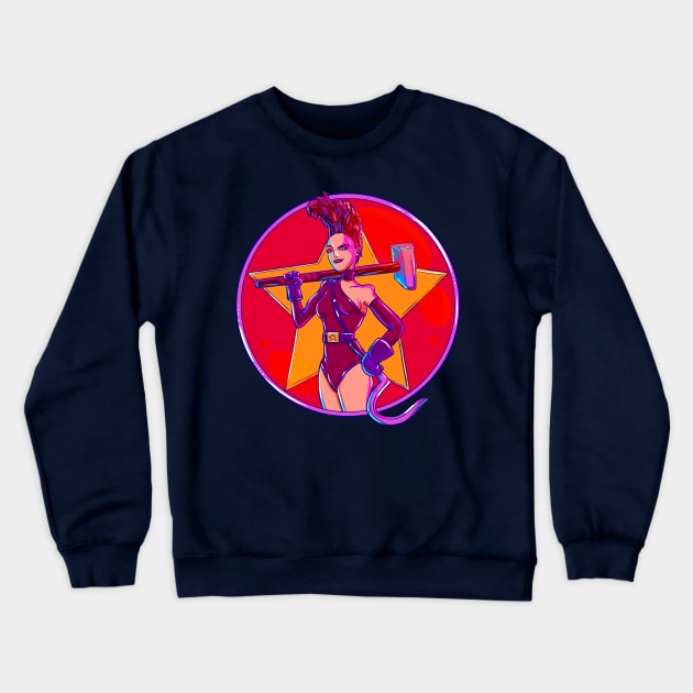 The Destroy Crewneck Sweatshirt by EvilSheet